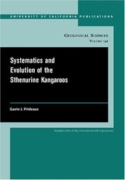 Cover of: Systematics and evolution of the sthenurine kangaroo