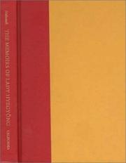 Cover of: The memoirs of Lady Hyegyŏng by Hyegyŏnggung Hong Ssi