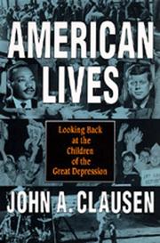 Cover of: American lives by John A. Clausen