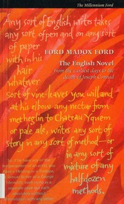Cover of: The English novel by Ford Madox Ford