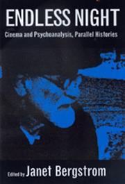 Cover of: Endless night: cinema and psychoanalysis, parallel histories