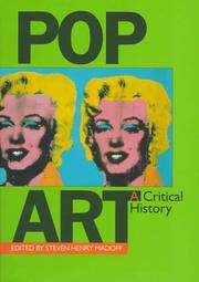 Cover of: Pop art: a critical history