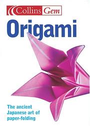 Cover of: Origami (Collins Gem Ser) | Trevor Bounford