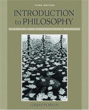 Cover of: Introduction to Philosophy by Louis P. Pojman