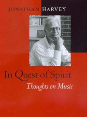 Cover of: In quest of spirit: thoughts on music