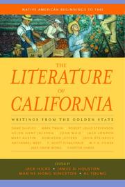 Cover of: The literature of California