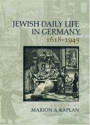 Cover of: Jewish Daily Life in Germany, 1618-1945