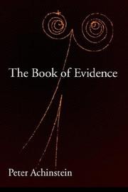 Cover of: The Book of Evidence (Oxford Studies in the Philosophy of Science)