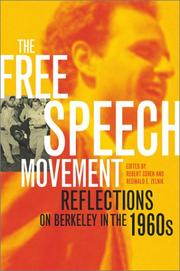 Cover of: The Free Speech Movement: Reflections on Berkeley in the 1960s