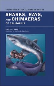 Cover of: Sharks, Rays, and Chimaeras of California (California Natural History Guides)