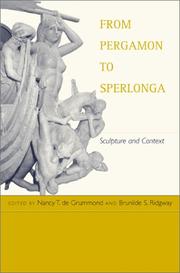 Cover of: From Pergamon to Sperlonga by edited by Nancy T. de Grummond and Brunilde S. Ridgway.