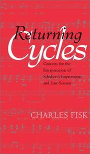 Cover of: Returning Cycles: Contexts for the Interpretation of Schubert's Impromptus and Last Sonatas (California Studies in Nineteenth Century Music)