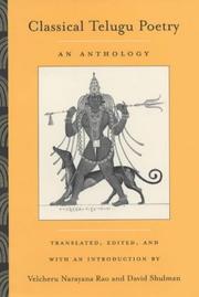 Cover of: Classical Telugu poetry: an anthology