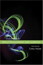 Cover of: Handbook of adult development and learning