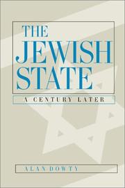 Cover of: The Jewish State by Alan Dowty