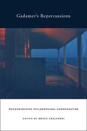 Cover of: Gadamer's Repercussions: Reconsidering Philosophical Hermeneutics