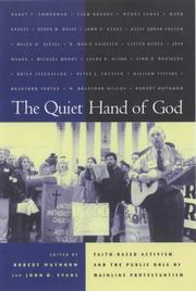 Cover of: The quiet hand of God by edited by Robert Wuthnow and John H. Evans.