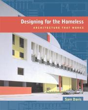 Cover of: Designing for the Homeless by Sam Davis