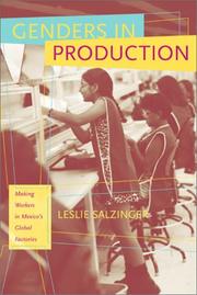 Cover of: Genders in Production by Leslie Salzinger