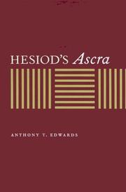 Cover of: Hesiod's Ascra by Anthony T. Edwards