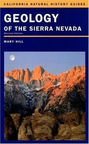 Cover of: Geology of the Sierra Nevada by Mary Hill
