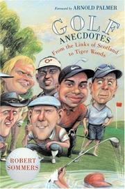 Cover of: Golf Anecdotes by Robert Sommers