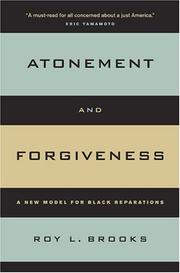 Atonement and forgiveness by Roy L. Brooks