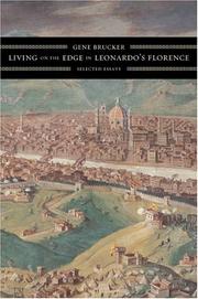 Cover of: Living on the Edge in Leonardo's Florence: Selected Essays