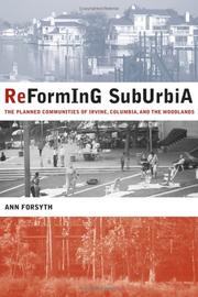 Cover of: Reforming Suburbia by Ann Forsyth