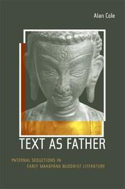 Cover of: Text as Father: Paternal Seductions in Early Mahayana Buddhist Literature (Buddhisms)
