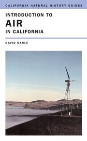 Cover of: Introduction to air in California by David Carle