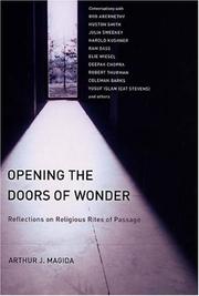 Cover of: Opening the Doors of Wonder by Arthur J. Magida