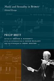 Cover of: Music and Sexuality in Britten by Philip Brett