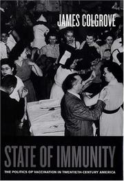 Cover of: State of Immunity by James Colgrove