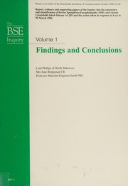 Cover of: The BSE Inquiry (House of Commons Papers)