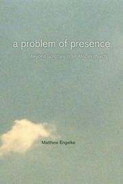 Cover of: A Problem of Presence by Matthew Engelke