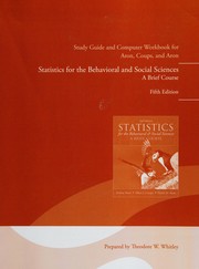 Cover of: Study Guide and Computer Workbook for Statistics for the Behavioral and Social Sciences