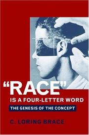 Cover of: "Race" Is a Four-Letter Word by C. Loring Brace