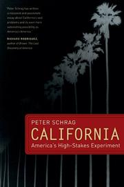 Cover of: California: America's High-Stakes Experiment
