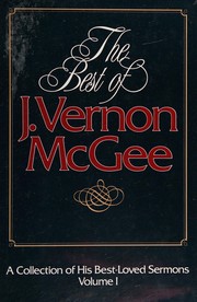 Cover of: The best of J. Vernon McGee.