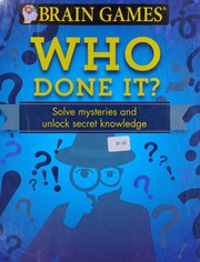 Cover of: Brain games: who done it?