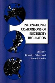 Cover of: International Comparisons of Electricity Regulation by 