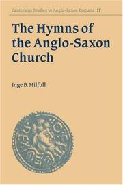 Cover of: The Hymns of the Anglo-Saxon Church | Inge B. Milfull
