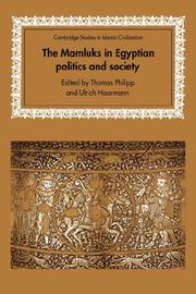 Cover of: The Mamluks in Egyptian Politics and Society (Cambridge Studies in Islamic Civilization)