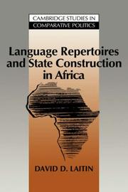 Cover of: Language Repertoires and State Construction in Africa (Cambridge Studies in Comparative Politics) by David D. Laitin