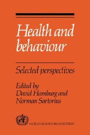 Cover of: Health and Behaviour: Selected Perspectives