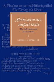 Cover of: Shakespearean Suspect Texts | Laurie E. Maguire