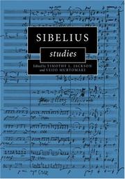 Cover of: Sibelius Studies (Cambridge Composer Studies)