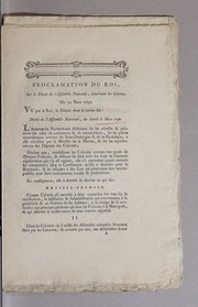 Cover of: Proclamation