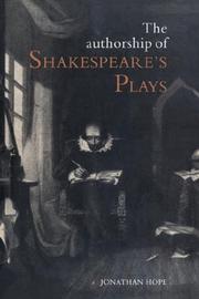 Cover of: The Authorship of Shakespeare